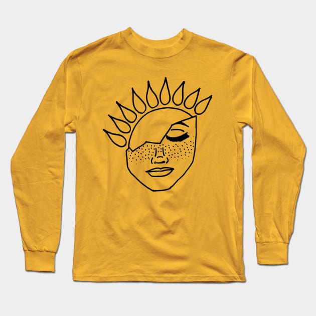 sunnie Long Sleeve T-Shirt by manthamcmurtrey